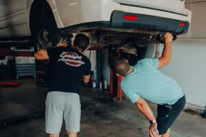 Physical Inspection at Enright Automotive with the Mechanics