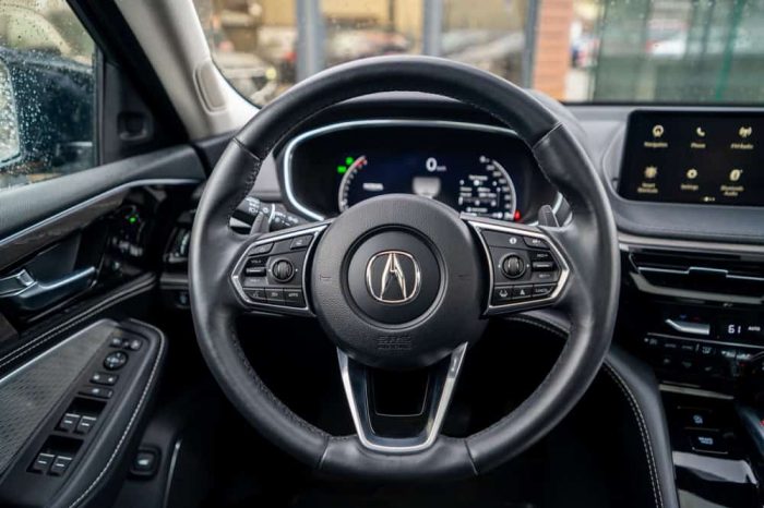 Expert Acura Repair and Maintenance Services in Alexandria, OH at Enright Automotive. Image of Acura MDX 2022 Steering Wheel